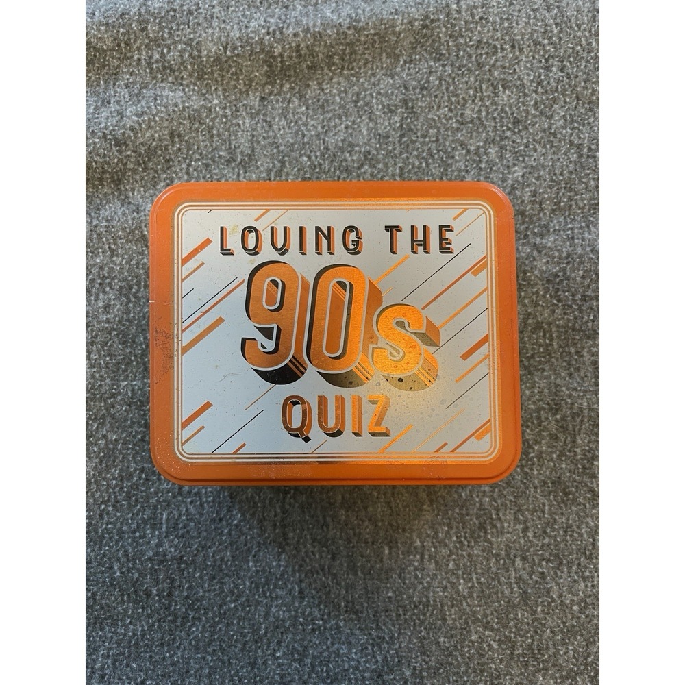 90's Trivia Quiz Game. 100 Questions w/Sand Timer Included